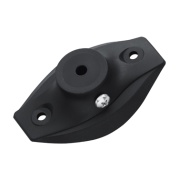 Mounting flange MF-15-K, Tmax150°C, plastic, 56.8x84.4mm, Ø15mm tube gland