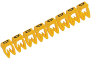 Marker CAB3, 0.5..1.5mm², D, strip 30pcs, yellow
