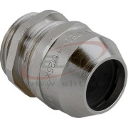 Cable Gland Syntec, M40x1.5, ø19..28mm| 1piece sealing insert, wrench 46mm, thread 8mm, -40..100°C, nickel-plated brass ^TPE ^NBR ^PA6, incl. O-ring, CE/UL/VDE, IP68