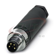 Connector SACC-M 8MS-4CON-M-SW, 1pcs/pck