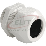 Cable Gland Syntec, PG29, ø17..29mm| 1piece sealing insert, wrench 42mm, thread 11mm, -30..100°C, PA6 ^TPE, HF, incl. O-ring, CE/UL/VDE, IP68, light grey