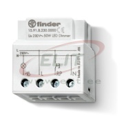 Dimmer 15.91, 1NO 100W 230V 45..65Hz ^50W LED, linear regulation, built-in box mounting, built-in box mounting, 5pcs/pck