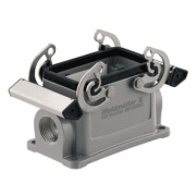 Base HDC 40D SBU 2M32G, size 6, side-locking clamp on lower side, M32, IP65
