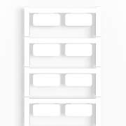 Push-Button Marker SM 27/12.5 MC NE WS, blank, W27xL12.5mm, Polyamid 66, -40..100°C, V-2, white