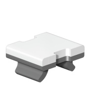 Terminal Marker DEK 5/5 MM WS, PC-ABS + TPU, –40..90°C, V2, HF, white