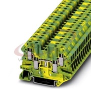 Ground Modular Terminal Block UT 4-QUATTRO-PE, 50pcs/pck
