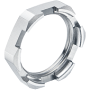 Drainage Locknut, M20x1.5, wrench 24, thread 5.5mm, -50..200°C, nickel-plated brass