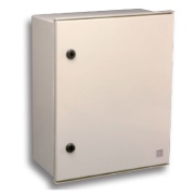 Enclosure BRES, 500Wx600Hx230D, opaque door| opening 180°, -50..80°C, fiberglass reinforced polyester (PRFV), UV resistance, IP66 IK10, grey