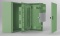 Blank Panel ECAV, 400Wx150H, incl. accessories, C3M| epoxy resin layer, 2pcs/pck, grey