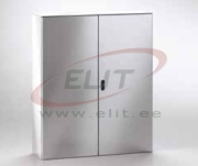 Enclosure ECOR, 1000Wx1000Hx300D, double plain door, mounting plate, two-way rod lock w. ø3mm double bar key, ss AISI304L, IP55 IK10, NEMA12