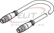Connecting Cable NEBC-F12G8-KH-0.5-N-S-F12G8, 564190