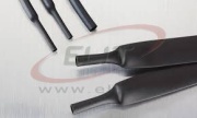 Heat Shrinkable Tubing HRA2, hot melt adhesive, 265/75mm, wall thick 3.8mm, polyolefin -55..110°C/ +120°C, UV resistant, L1.22m/pc, black
