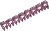 Marker CAB3, 0.5..1.5mm², 7, strip 30pcs, purple