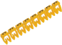 Marker CAB3, 0.5..1.5mm², C, strip 30pcs, yellow