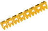 Marker CAB3, 0.5..1.5mm², D, strip 30pcs, yellow