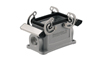 Base HDC 40D SBU 2M32G, size 6, side-locking clamp on lower side, M32, IP65