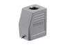 Hood HDC 16D TOLU 1M25G, size 3, cable entry from top, end-locking clamp, lower side, -40..125°C, diecast aluminium, M25, IP65