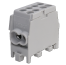 Main Terminal Al/Cu HLAK 25-1/2 M2, 2x 25/16mm²/ 2x 16/10mm², 130/100A 1000VAC/DC, 2.5/2Nm, TS35, grey