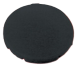 Button Plate M22-XD-S, flat, blank, 10pcs/pck, Eaton, black