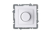 Dimmer Touran, mech.| ill., 600W, fuse, flush mount, white