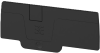 End Plate AEP 3C 4 BK, black