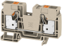 Feed-through Terminal A2C 16, 1-tier, 16mm² 76A 1000V, push-in clamp, beige