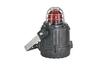 Hazloc Beacon, xenon 5J strobe, -4..131°F, PPS glass filled plastic/glass, ss304 mounting bracket, Vitongasket, ½-in. NPT conduit, 24VDC, IP66, NEMA4/4X/13, amber