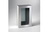 Enclosure ECOR, 400Wx500Hx200D, transparent door, mounting plate, 1locks w. ø3mm double bar key, ss AISI304L, IP66, NEMA12