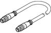 Connecting Cable NEBC-F12G8-KH-0.5-N-S-F12G8, 564190