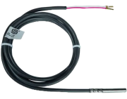 Temperatuuriandur HTF50-PT100, -50..180°C, Ø6x50mm, ss 1.4571 V4A, cl. B, 2-wire, 3m silicone cable, IP65