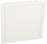 Süviskilp NedBox, 1x 12M, steel door, white