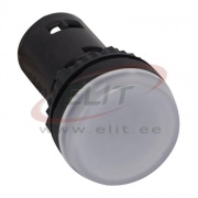 Märktuli Osmoz, head| ø22.5mm, LED 24VAC/DC, IP66/69K IK05, valge