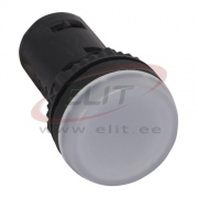 Märktuli Osmoz, head| ø22.5mm, LED 230VAC, IP66/69K IK05, valge