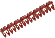 Juhtmemärgis CAB3, 0.5..1.5mm², 2, ribas 30pcs, punane