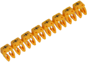 Juhtmemärgis CAB3, 0.5..1.5mm², (+), ribas 30pcs, kollane