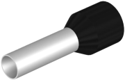 Juhtmehülss kraega Ce 060012 w, H6x12mm, 100pcs/pck, must