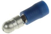 Pistik-juhtmehülss Kog m 5 b, insulated, 1.5..2.5mm² 300V, D5mm, -25..75°C, PVC, brass, 100pcs/pck, sinine