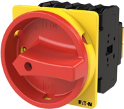 P3-100/EA/SVB| e-Switch, 0-1 55kW 100A 3x 400VAC, lockable, FM, yellow-red