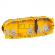 Seadmetoos EcoBatibox, 3gang, ø67| D40mm, dry partitions, hori./vert.