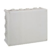 Plastkarp Plexo, 310Wx240Hx124D, 24glands ø4..40mm cable/tube, -25..40°C, PS, cover with 4x ¼ turn lock screw, IP55 IK07, hall
