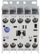 IEC Mini-Contactor 100-K, 5.5kW 12/20A 3x690VAC, aux. 1NO, cv 24VAC, TS35/ panel mount