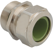 Läbiviik Progress MS HT, M8x1.25, ø3.5..5mm| 1piece sealing insert, wrench 11mm, thread 5mm, -40..200°C, nickel-plated brass FPM, HF, incl. O-ring, IP68/69