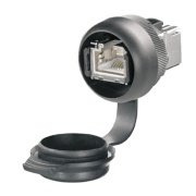 Kilbipesa USB IE-FCM-USB-3.0-A, ø22mm, USB 3.0, type A, nickel-pated stainless steel, IP67