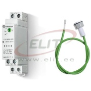 Hämaralüliti 11.31., sensitivity 1..100lx, 400..2000W 1NO 16A 250VAC, on/off delay 15/30s, cv 230VAC/DC, anduriga 011.03, W17.5mm, TS35