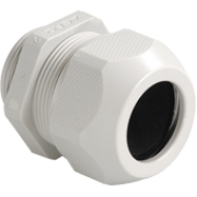 Läbiviik Syntec, M20x1.5, ø7..13mm| 1osaline tihend, mutrivõti 24mm, keermepikkus 9mm, -30..100°C, PA6, TPE, HF, komp. O-ring, CE/UL/VDE, IP68, helehall