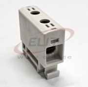 Hargnemisklemm Al/Cu UK35/1A, 1P (2holes) 2.5-35mm² 120/135A 1000VAC/ 1500VDC, Hex4 3Nm 2.5..16mm²/ 6Nm 25..35mm², TS35, hall