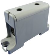 Hargnemisklemm Al/Cu UK95/1A, 1P (2holes) 16-95mm² 220/245A 1000VAC/ 1500VDC, Hex6 12N 6..25mm²/ 22Nm 35..95mm², TS35/ panel mount, hall