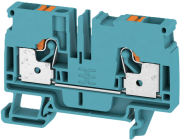 Pist-riviklemm A2C 6 BL, 1-tier, 6mm² 41A 800V, push-in, sinine
