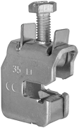 Latiklemm SK 70, 5mm| 16..70mm² 245A 1000V, 5mm vasklatt, M8/±PZ3/SW13| 16Nm
