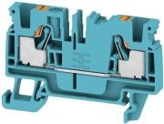 Pist-riviklemm A2C 4 BL, 1-tier, 4mm² 32A 800V, push-in, sinine